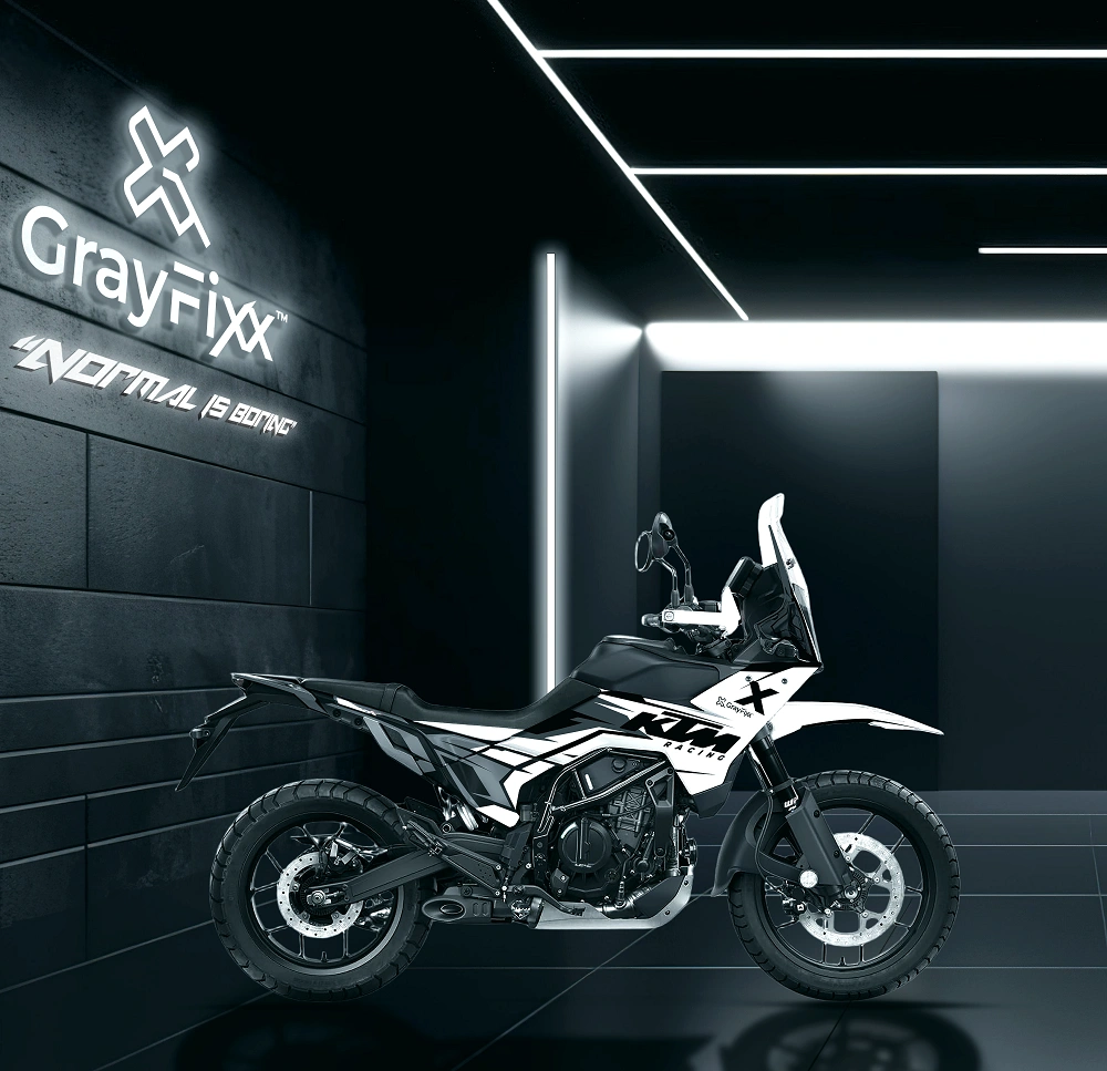 Racing Edition Full Body Sticker for Adventure 250/390 X | Premium Gloss Vinyl with FPF (Fade Protection Film), Waterproof, Precut Sticker, Pack of 1